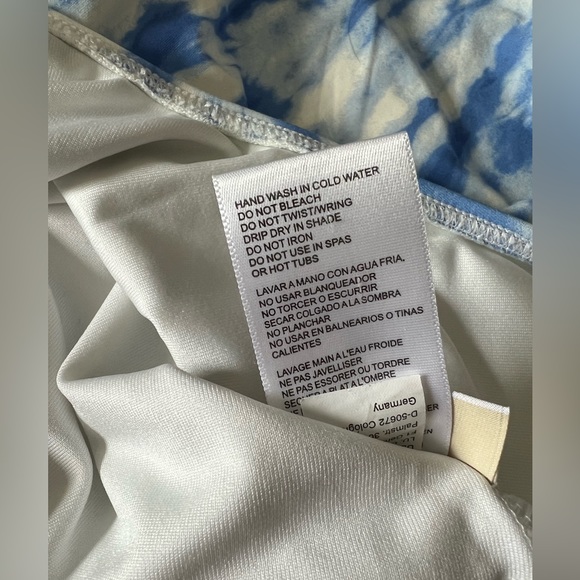 MICHAEL KORS BATHING SUIT Swimsuit One Piece Tie Dye SIZE 10 - Picture 2 of 6